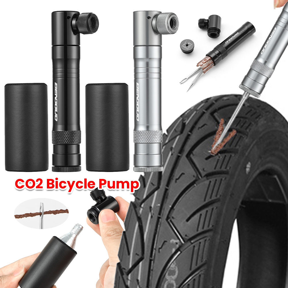 Co2 Tire Inflator Bike Repair - مضخة دراجة CO2 مع طقم تصليح