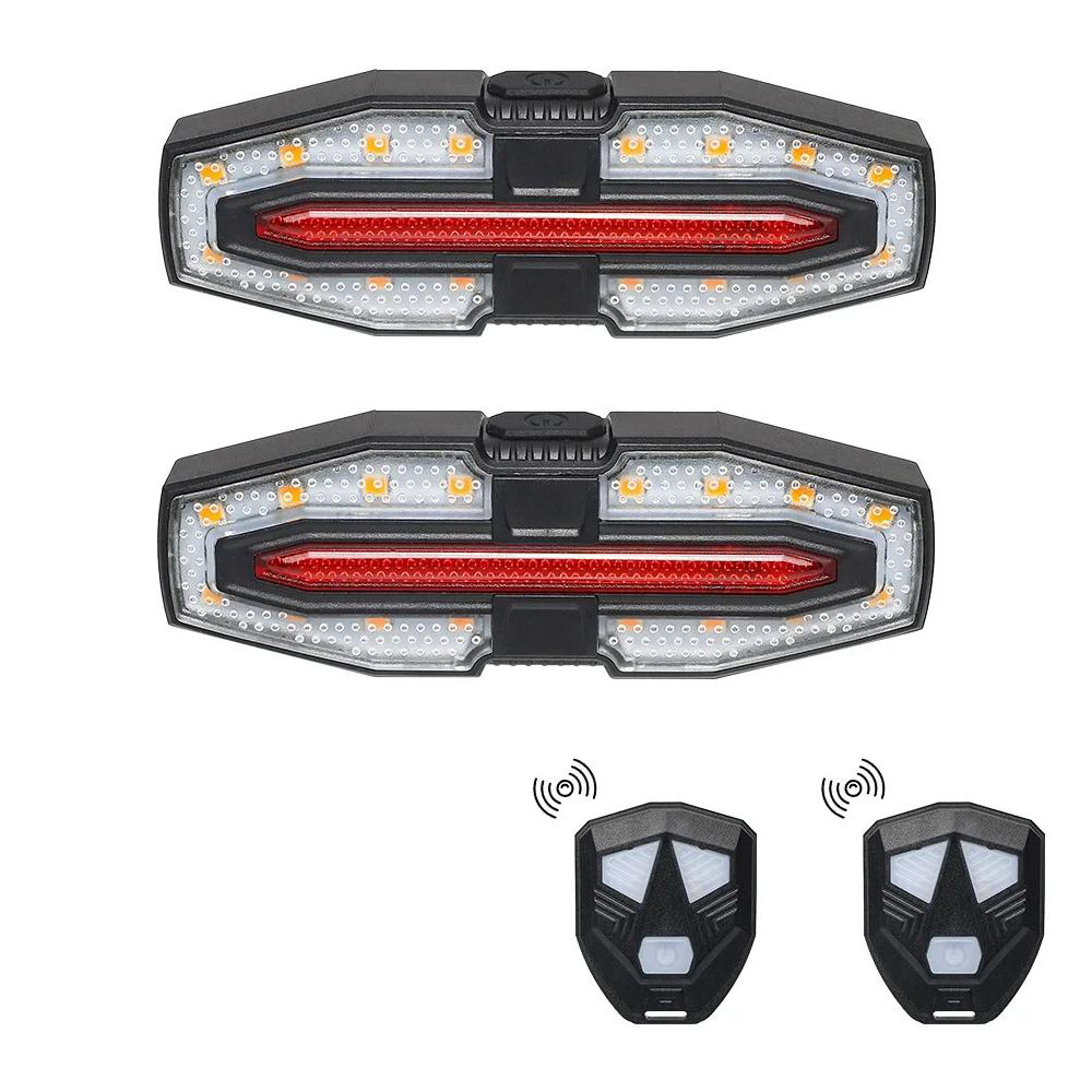 Turn Signal Bike Light Wireless Remote - ضوء خلفي للدراجة مع إشارة انعطاف