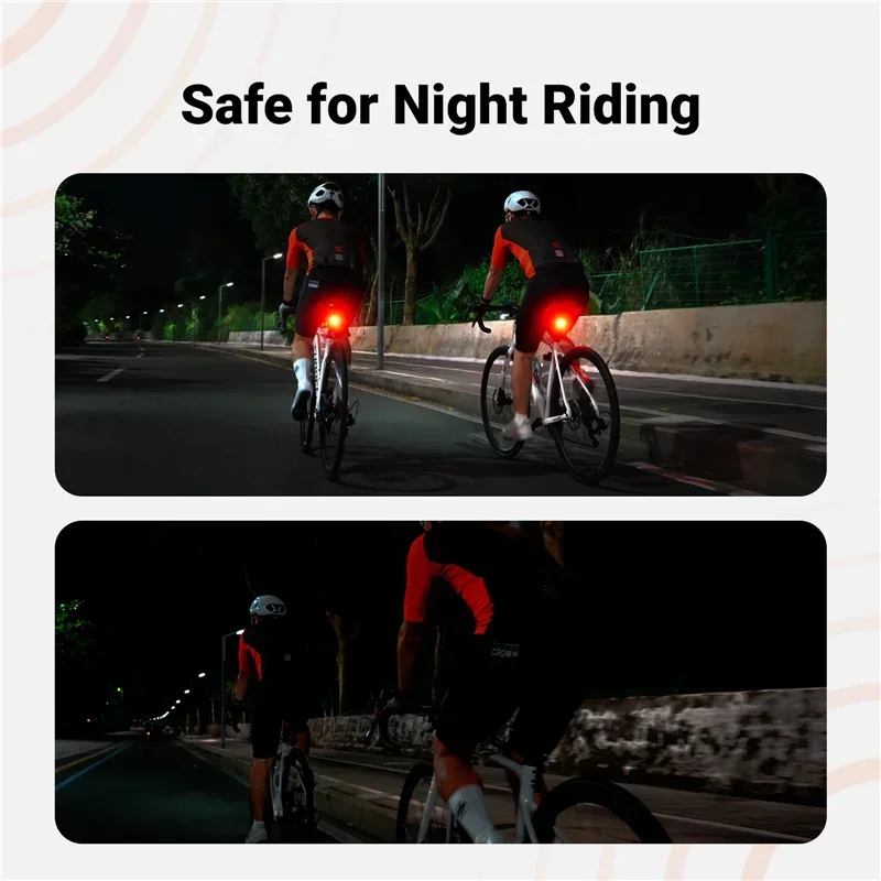 Cycling Radar Tail Light Rear Warning - مصباح خلفي للدراجة COOSPO TR70، مزود