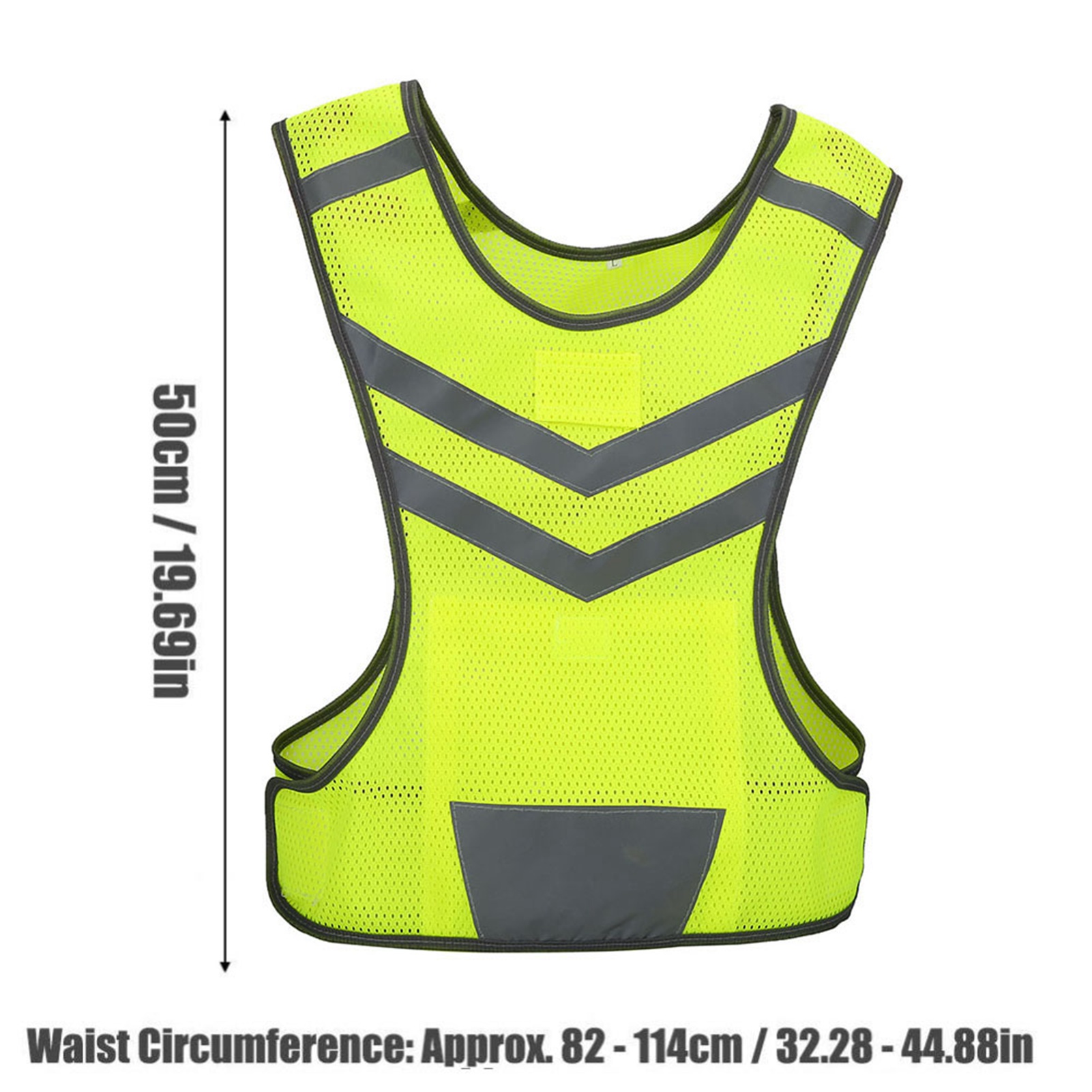 Reflective Cycling Vest High Visibility - سترة أمان عاكسة قابلة للتعديل عالية
