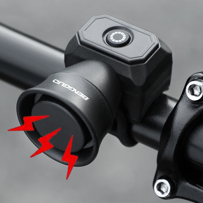 Bike Bell Electronic Loud Horn - جرس دراجة كهربائي واحد بصوت 130