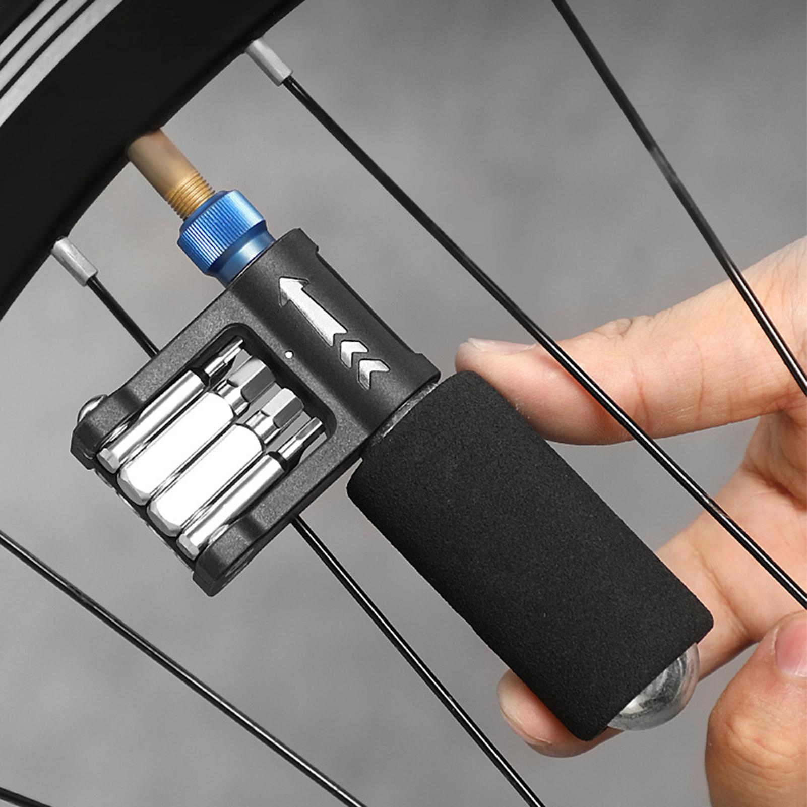 Co2 Tire Inflator Bike Repair - أدوات إصلاح الدراجة الصغيرة المحمولة سبائك