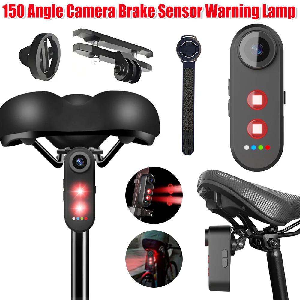 Bike Tail Light With Camera 1080P - كاميرا دراجة ذكية مع ضوء خلفي