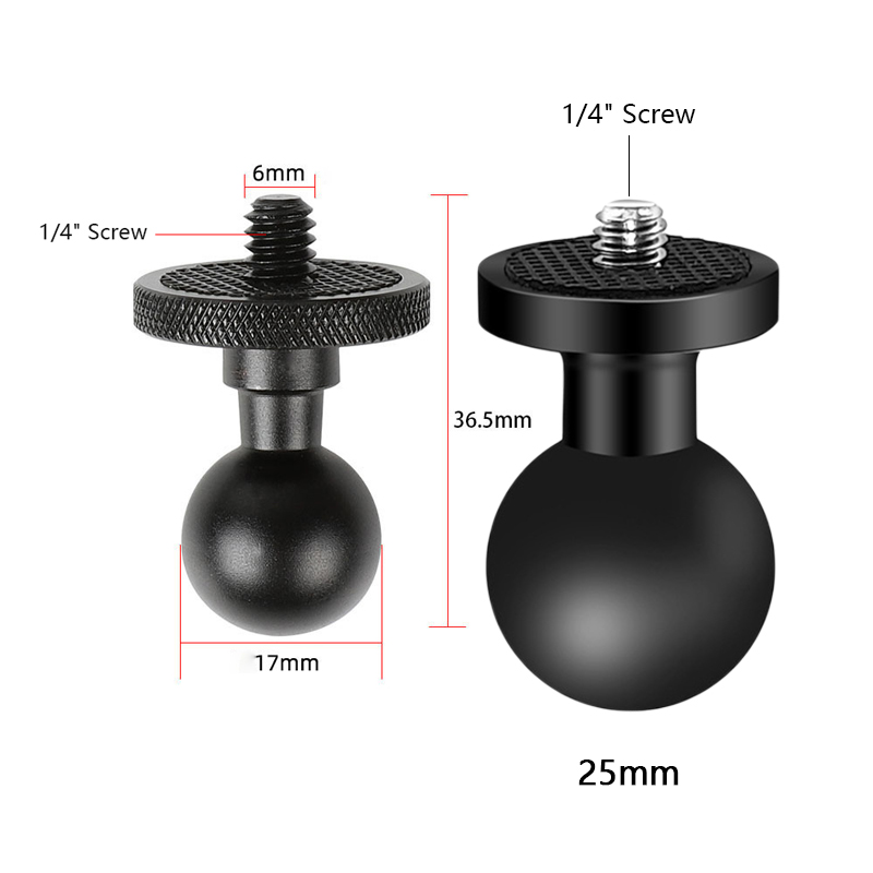 Action Camera Bike Mount Aluminum - 17 مللي متر/25 مللي متر 1