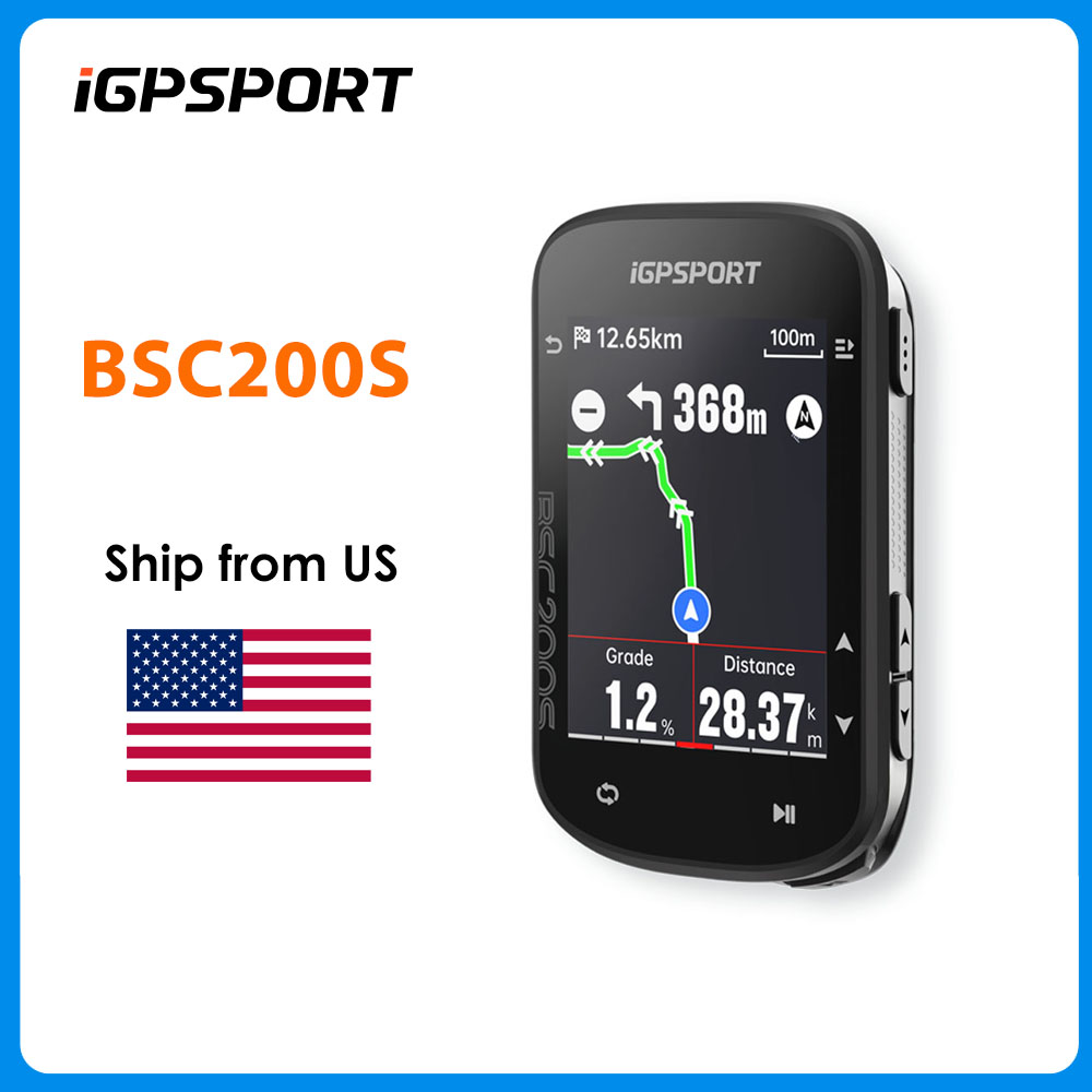 Cycling Computer Gps Wireless Color Screen - جهاز iGPSPORT BSC200S لقياس سرعة الدراجات