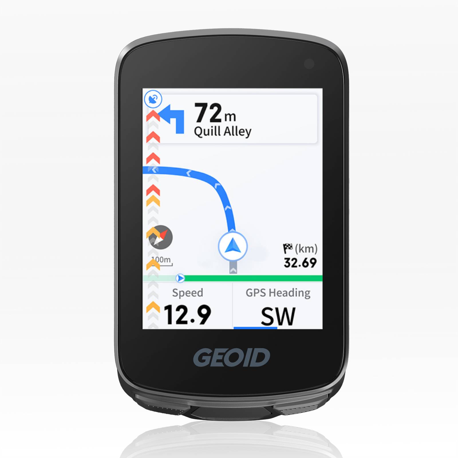 Cycling Computer Gps Wireless Color Screen - جهاز كمبيوتر للدراجات لاسلكي بشاشة ملونة