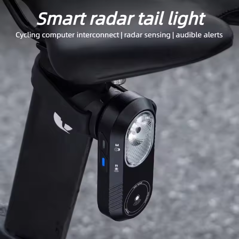 Cycling Radar Tail Light Rear Warning - CYCLAMI LA150 ضوء خلفي للدراجة مزود