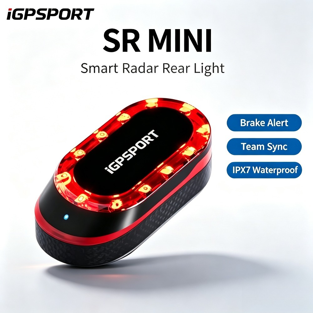 Cycling Radar Tail Light Rear Warning - مصباح خلفي ذكي للدراجات iGPSPORT SR