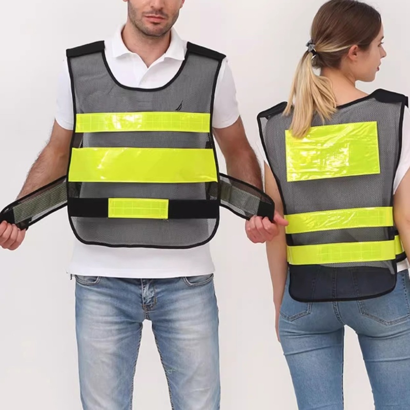 Reflective Cycling Vest High Visibility - السلامة الليلية وضوح عالية شريط عاكس