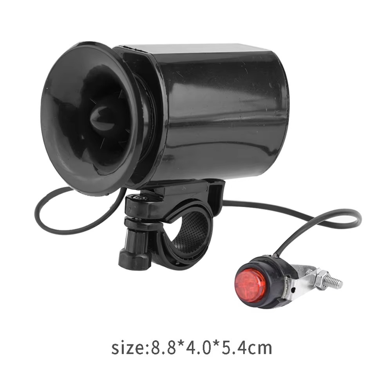 Bike Bell Electronic Loud Horn - جرس إلكتروني لمقود الدراجة، جرس إنذار