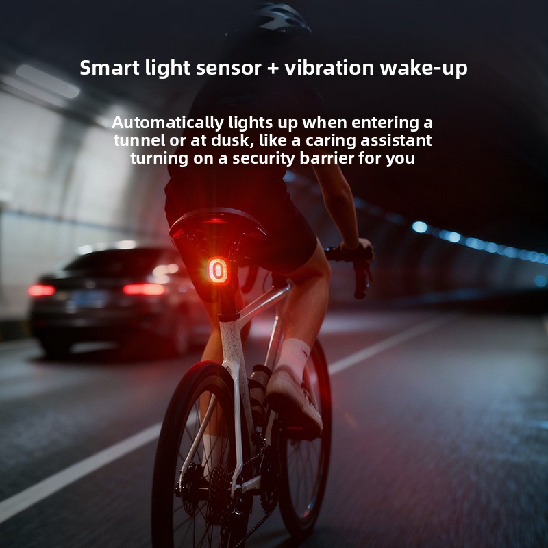 Smart Bike Brake Sensor Rear Light - ضوء خلفي ذكي للدراجة مع مستشعر