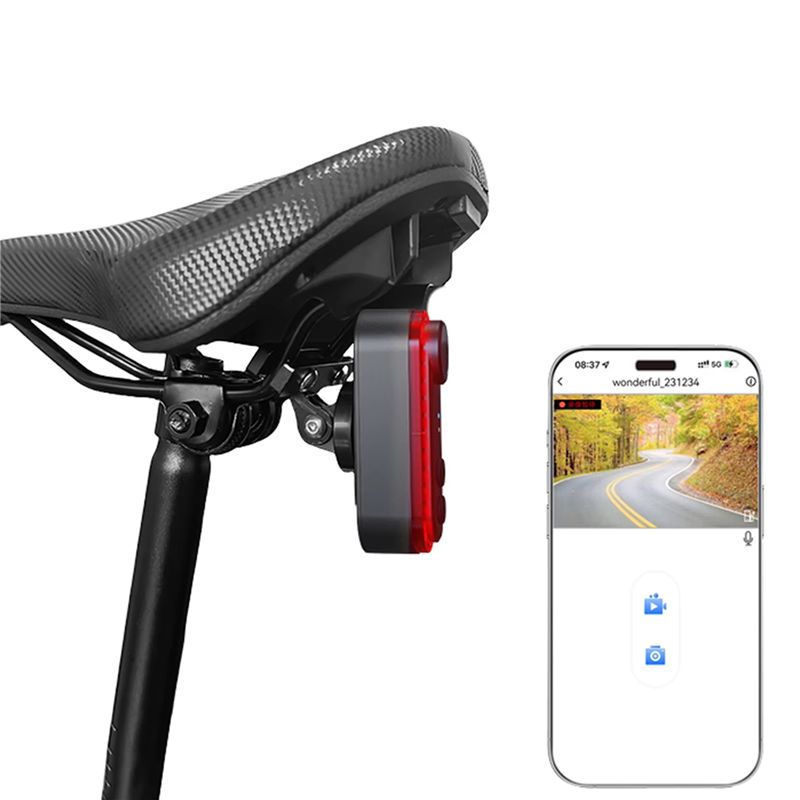 Bike Tail Light With Camera 1080P - مصباح خلفي للدراجة A99I-2X مع كاميرا