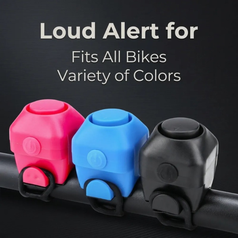 Bike Bell Electronic Loud Horn - جرس دراجة إلكتروني عالي الصوت 130