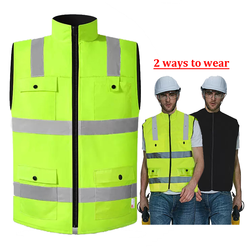 Reflective Cycling Vest High Visibility - وضوح عالية سترة واقية عاكسة الشتاء