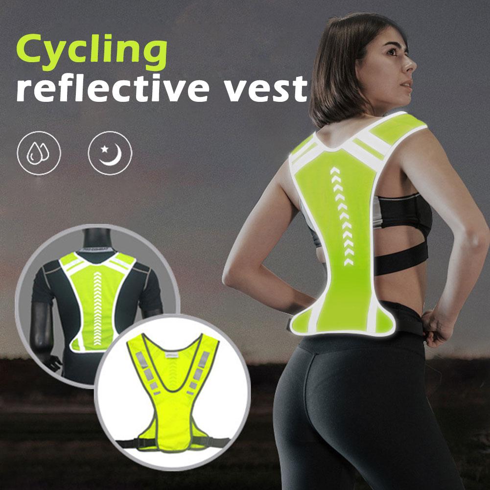 Reflective Cycling Vest High Visibility - وضوح عالية السلامة تسليط الضوء على