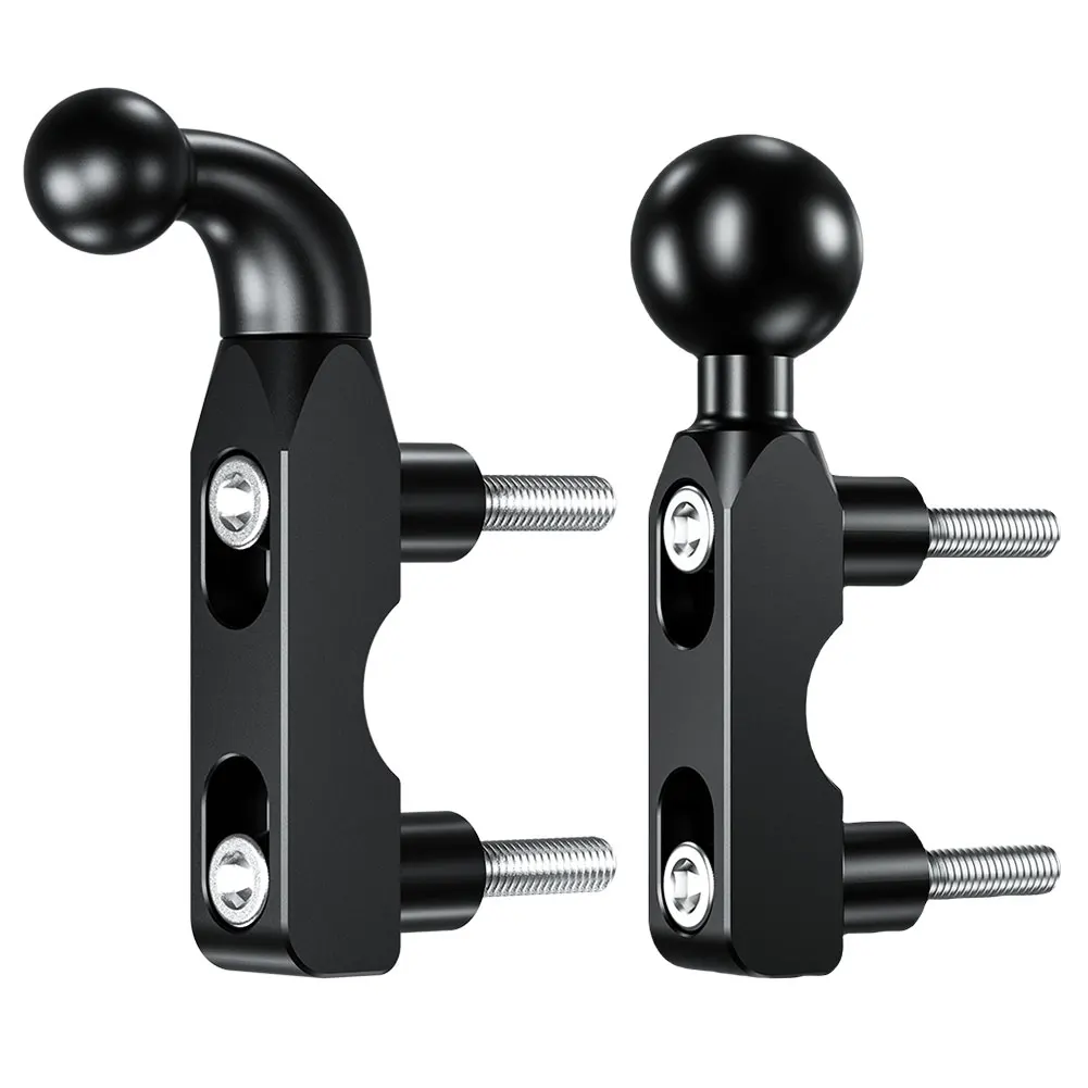 Action Camera Bike Mount Aluminum - قاعدة تثبيت سبائك الألومنيوم الكرة مزدوجة
