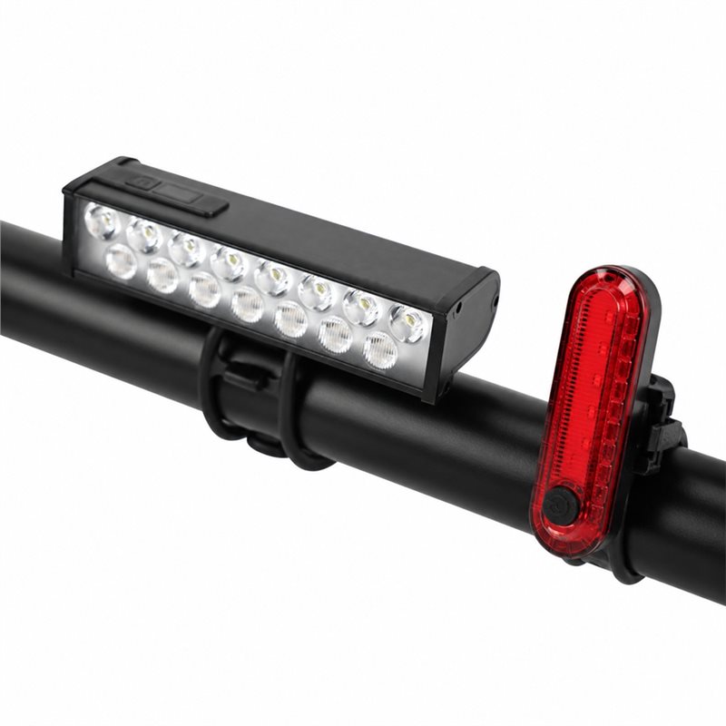 Bike Headlight 2000 Lumens Rechargeable - مجموعة إضاءة الدراجة A79E، 2000 لومن،