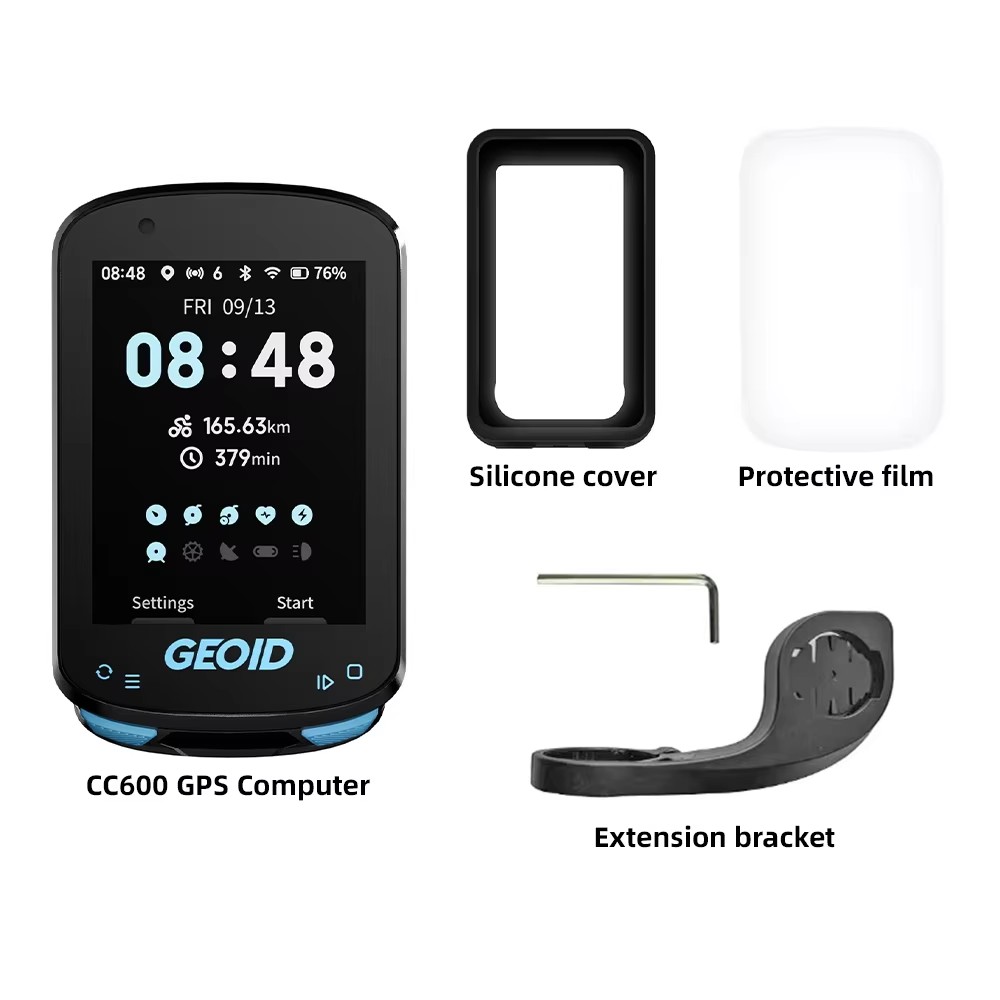 Cycling Computer Gps Wireless Color Screen - GEOID CC600 شاشة ملونة دراجة الكمبيوتر