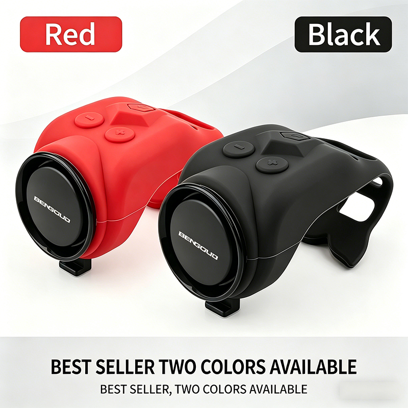 Bike Bell Electronic Loud Horn - جرس أمان للدراجات الهوائية بـ 4