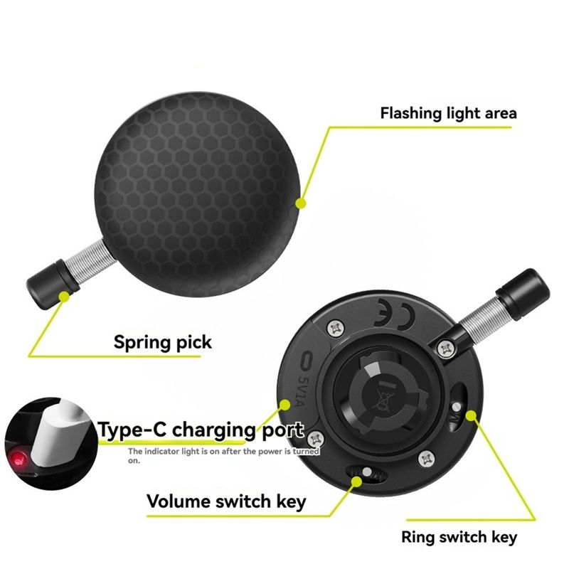 جرس دراجة إلكتروني فائق الصوت  - مراجعة Bike Bell Electronic Loud Horn وسعره