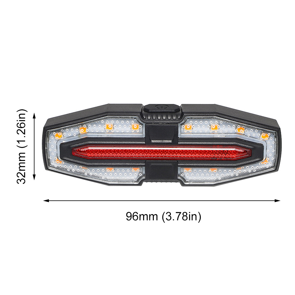ضوء خلفي للدراجة قابل لإعادة ا - مراجعة Turn Signal Bike Light Wireless Remote وسعره