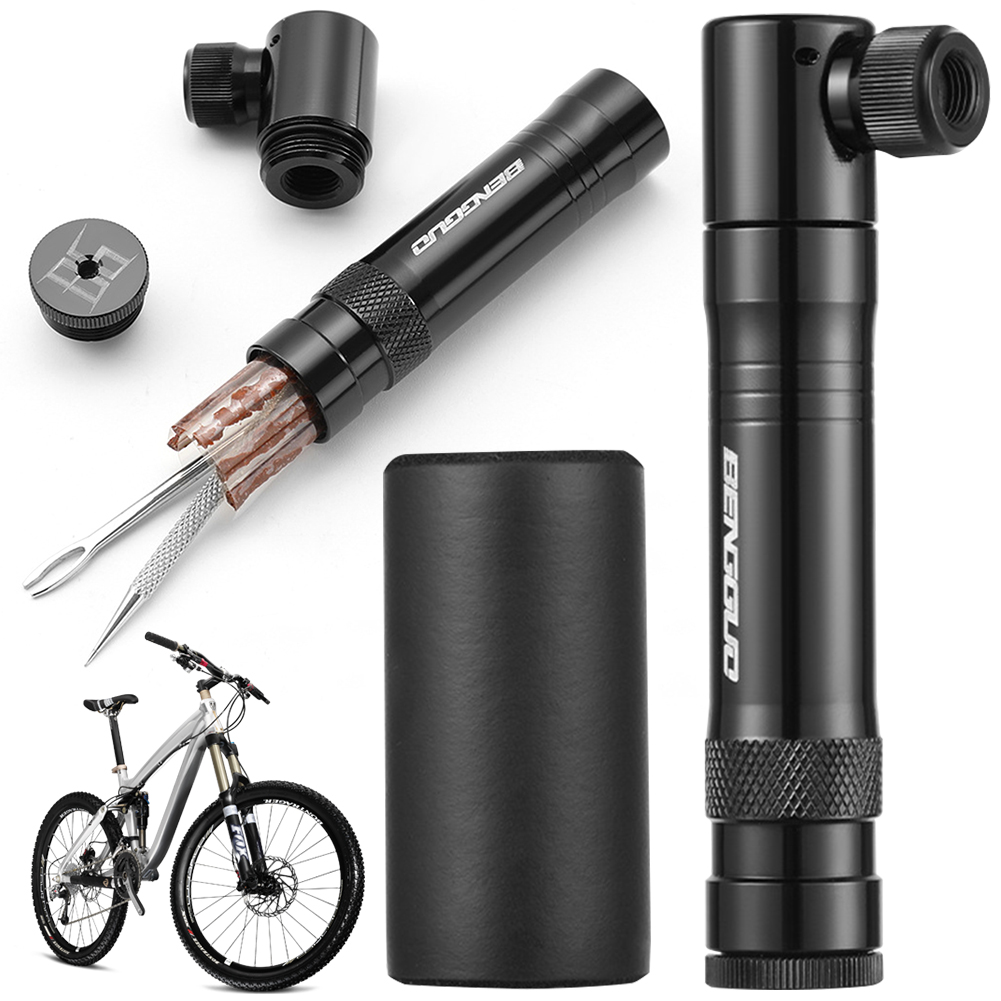 مضخة دراجة CO2 مع طقم تصليح ال - مراجعة Co2 Tire Inflator Bike Repair وسعره