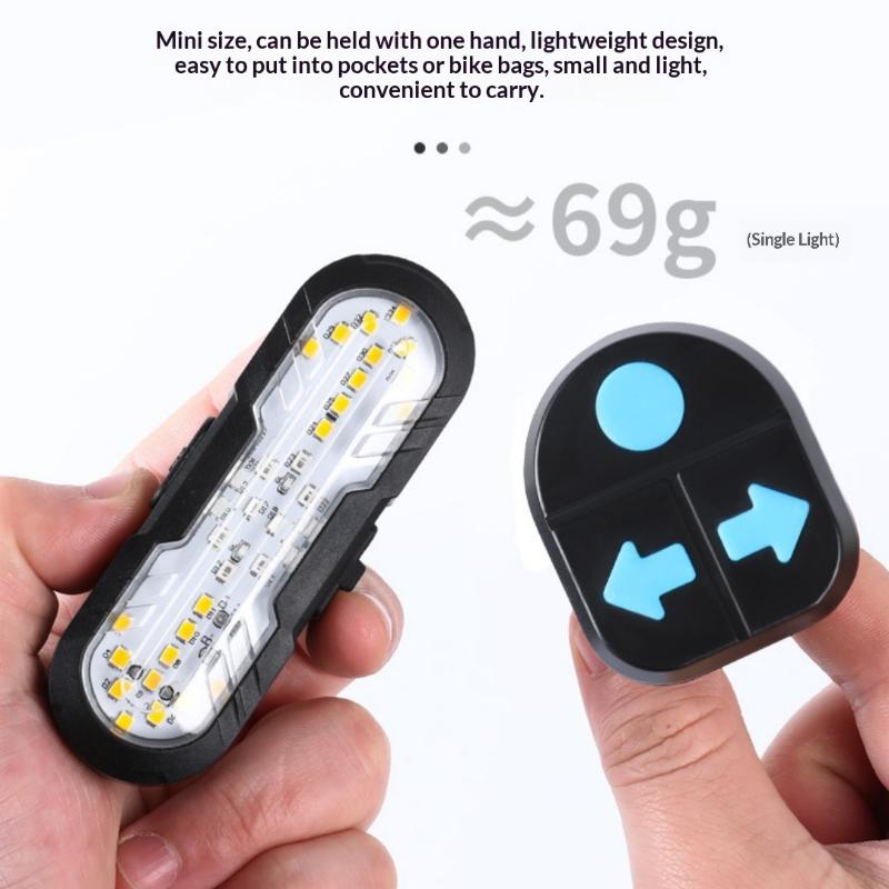 مجموعة جديدة من أضواء الدراجات - مراجعة Turn Signal Bike Light Wireless Remote وسعره