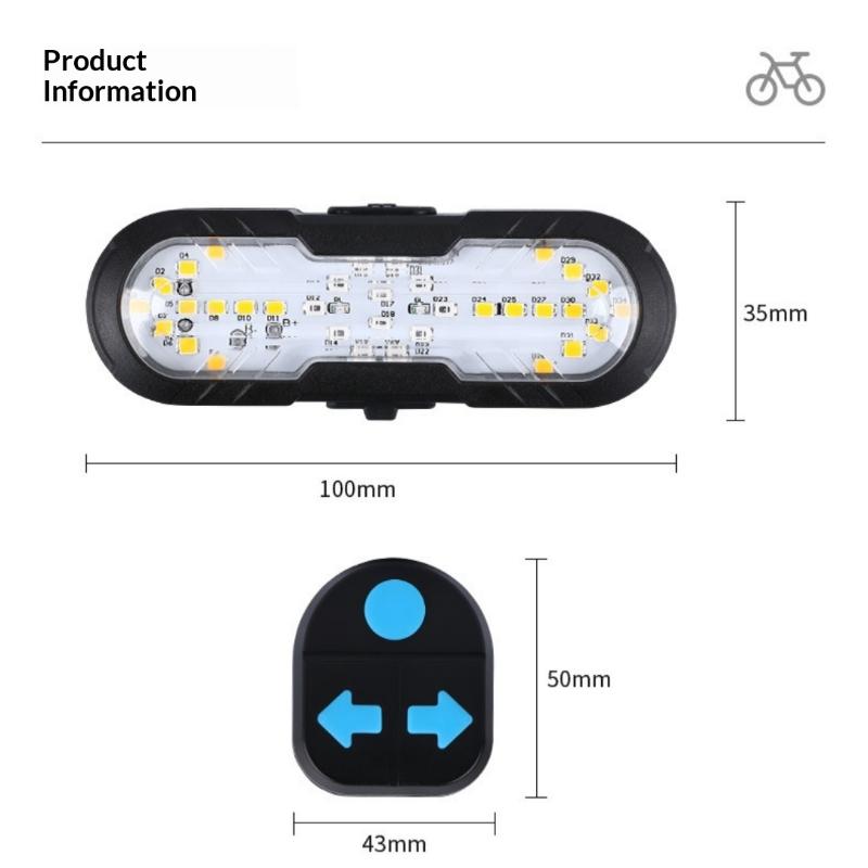 مجموعة جديدة من أضواء الدراجات - مراجعة Turn Signal Bike Light Wireless Remote وسعره