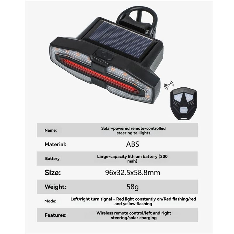 جديد وساخن - متوفر الآن: ضوء خ - مراجعة Turn Signal Bike Light Wireless Remote وسعره