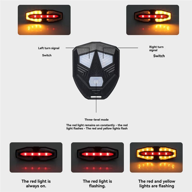 جديد وساخن - متوفر الآن: ضوء خ - مراجعة Turn Signal Bike Light Wireless Remote وسعره