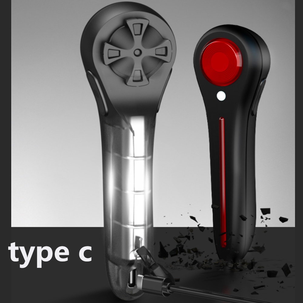 ضوء خلفي ذكي للدراجات قابل لإع - مراجعة Smart Bike Brake Sensor Rear Light وسعره