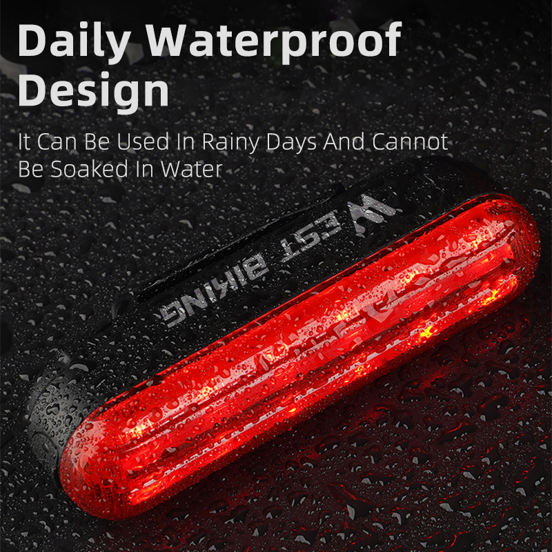 مستشعر ضوء خلفي للدراجة بالليز - مراجعة Smart Bike Brake Sensor Rear Light وسعره