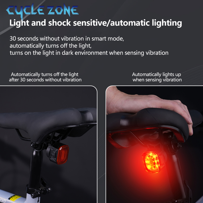 دراجة ذكية الفرامل الاستشعار ض - مراجعة Smart Bike Brake Sensor Rear Light وسعره