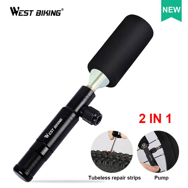 غرب ركوب الدراجات 2 في 1 منفاخ - مراجعة Co2 Tire Inflator Bike Repair وسعره