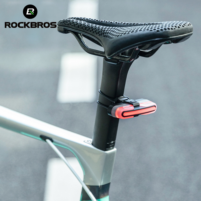 ROCKBROS الدراجة الذكية الخلفي - مراجعة Smart Bike Brake Sensor Rear Light وسعره