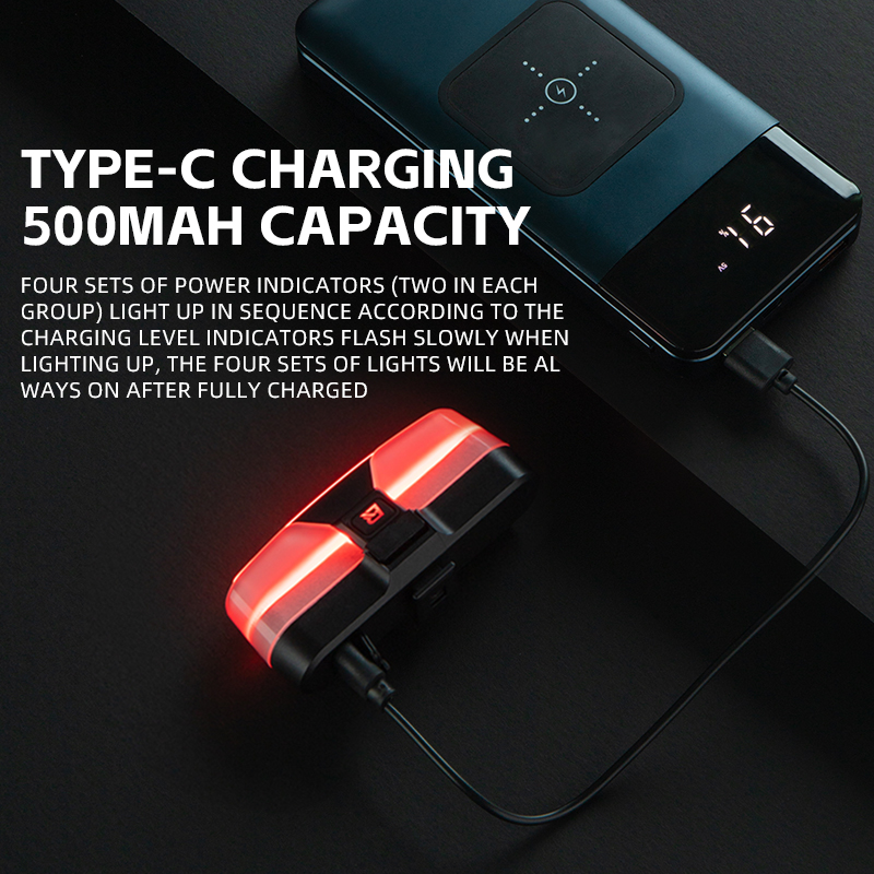 ROCKBROS الدراجة الذكية الخلفي - مراجعة Smart Bike Brake Sensor Rear Light وسعره