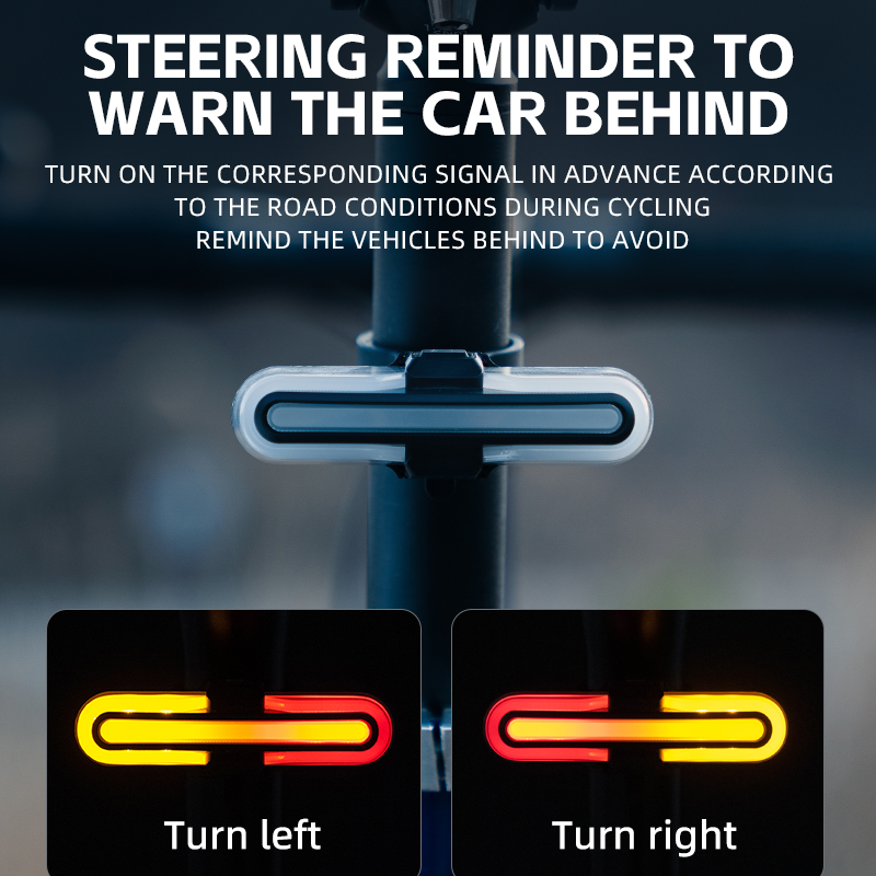 ROCKBROS الدراجة الذكية الخلفي - مراجعة Smart Bike Brake Sensor Rear Light وسعره