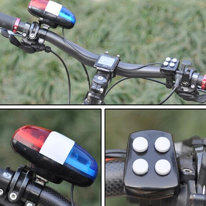 جرس دراجة بـ 6 مصابيح LED ، بو - مراجعة Bike Bell Electronic Loud Horn وسعره