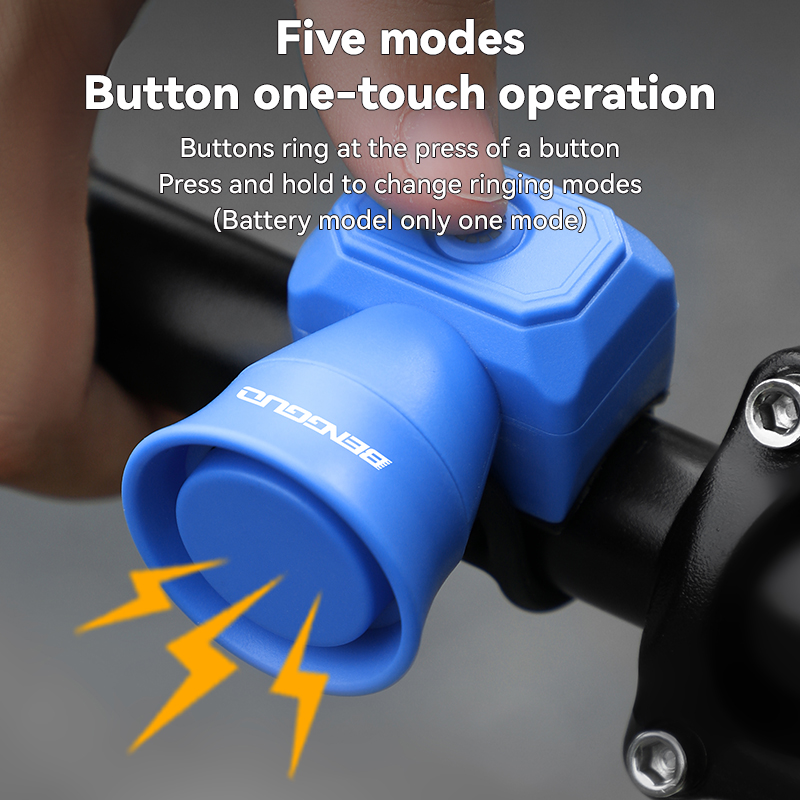 جرس دراجة كهربائي واحد بصوت 13 - مراجعة Bike Bell Electronic Loud Horn وسعره