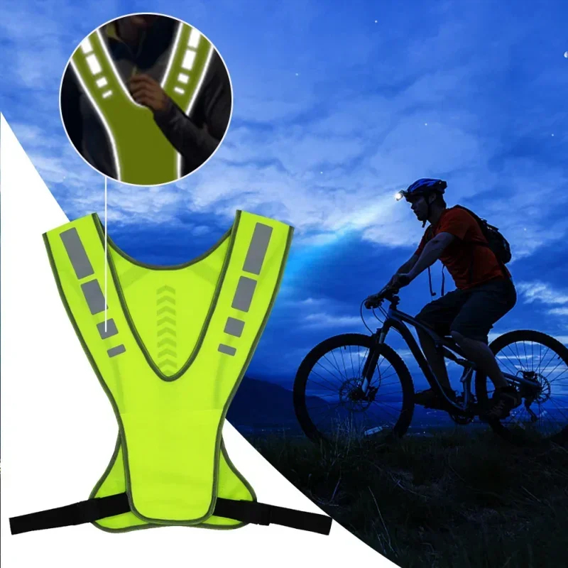 سترة عاكسة للرؤية الليلية عالي - مراجعة Reflective Cycling Vest High Visibility وسعره