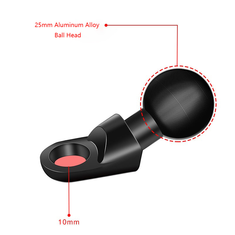 قاعدة تثبيت كروية 1 بوصة لمرآة - مراجعة Action Camera Bike Mount Aluminum وسعره