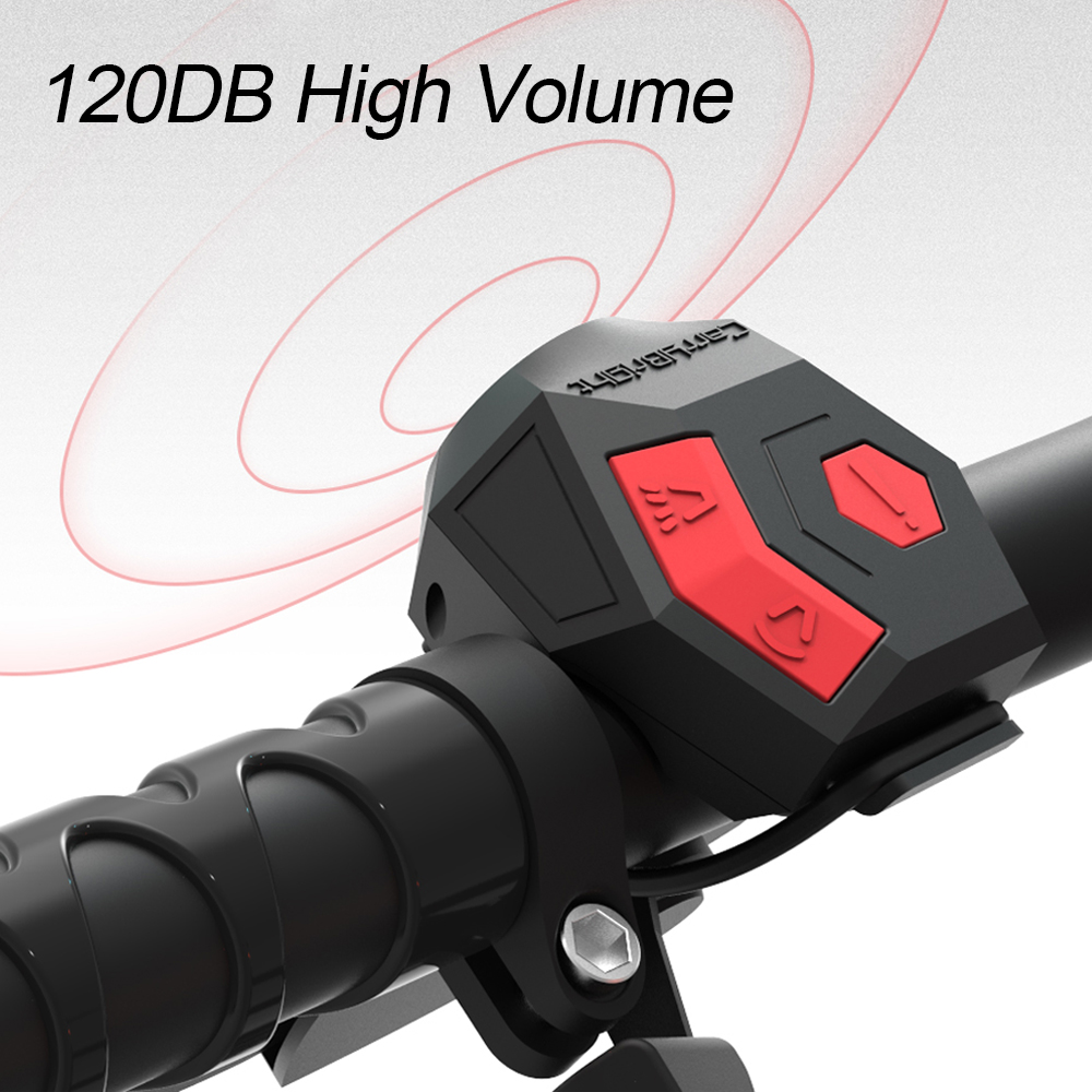 دراجة الإلكترونية القرن جرس US - مراجعة Bike Bell Electronic Loud Horn وسعره
