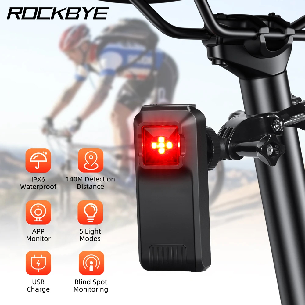 ضوء تحذير خلفي لرادار الدراجة  - مراجعة Cycling Radar Tail Light Rear Warning وسعره