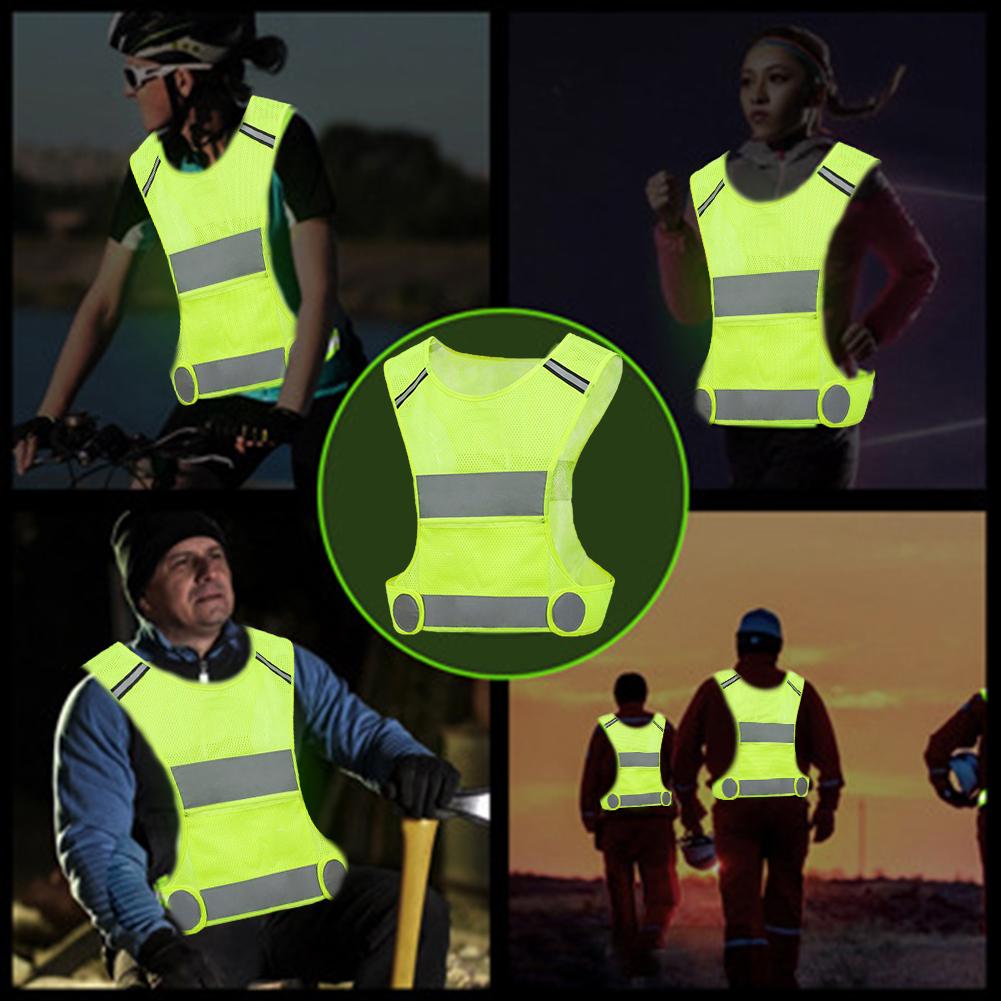 سترة أمان خفيفة الوزن مع حزام  - مراجعة Reflective Cycling Vest High Visibility وسعره