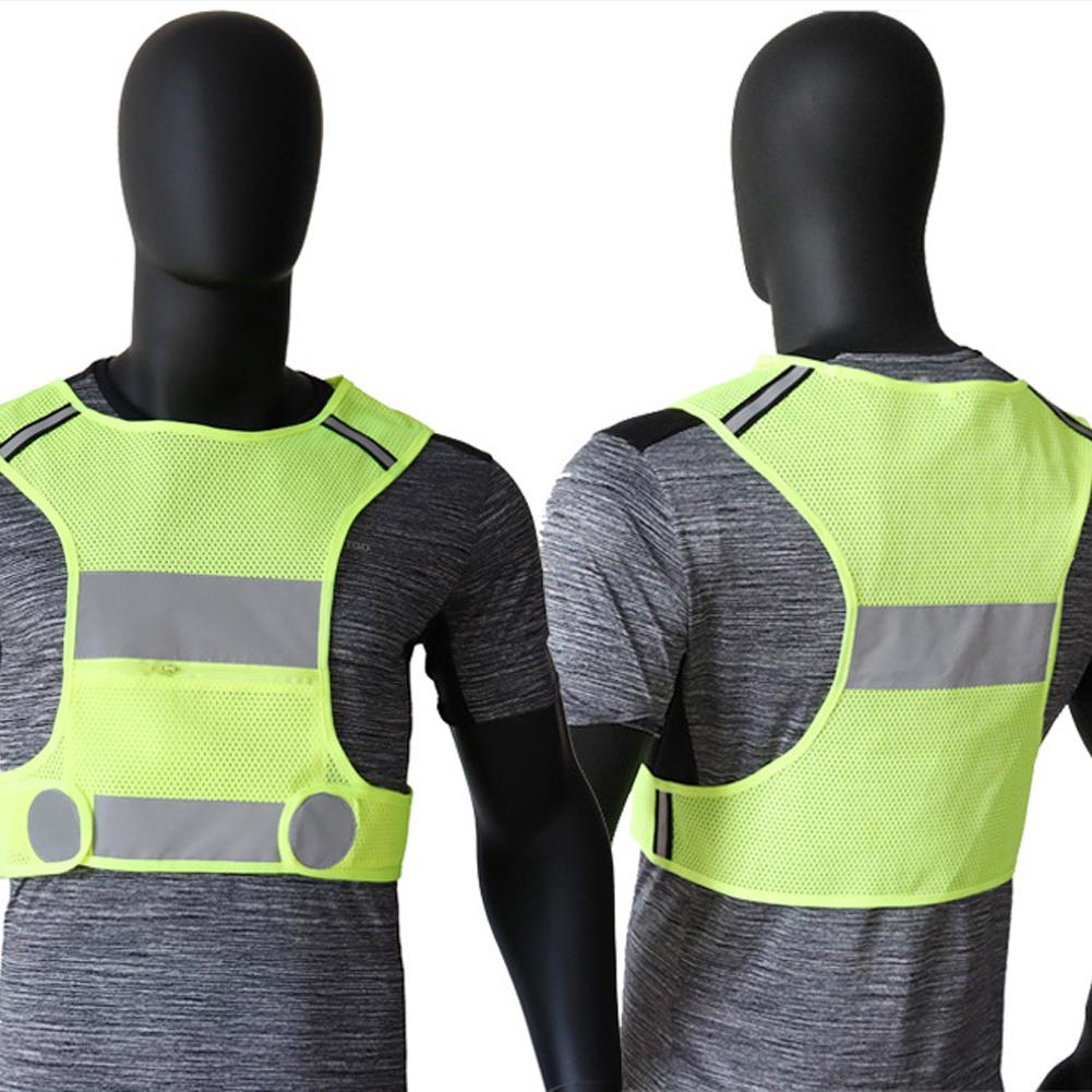 سترة أمان خفيفة الوزن مع حزام  - مراجعة Reflective Cycling Vest High Visibility وسعره