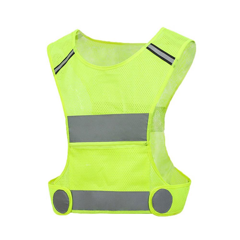 سترة أمان خفيفة الوزن مع حزام  - مراجعة Reflective Cycling Vest High Visibility وسعره