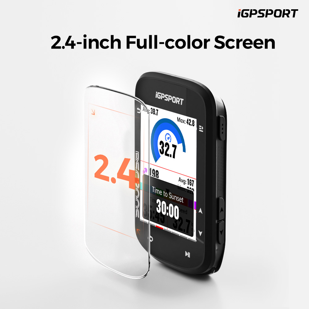 جهاز iGPSPORT BSC200S لقياس سر - مراجعة Cycling Computer Gps Wireless Color Screen وسعره