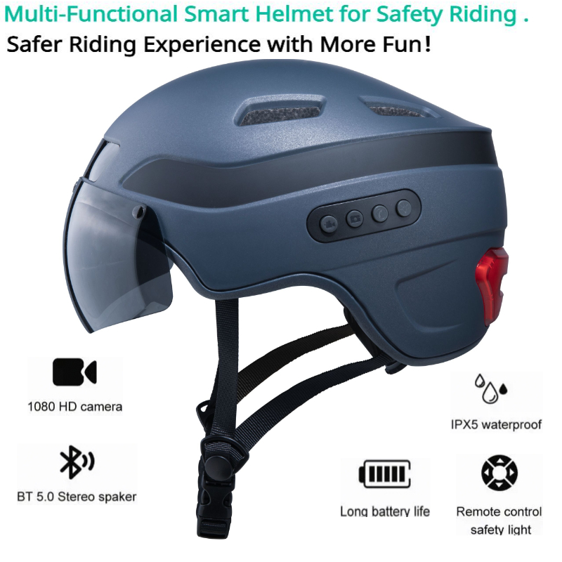 خوذة دراجة مع كاميرا مدمجة ، و - مراجعة Bike Tail Light With Camera 1080P وسعره