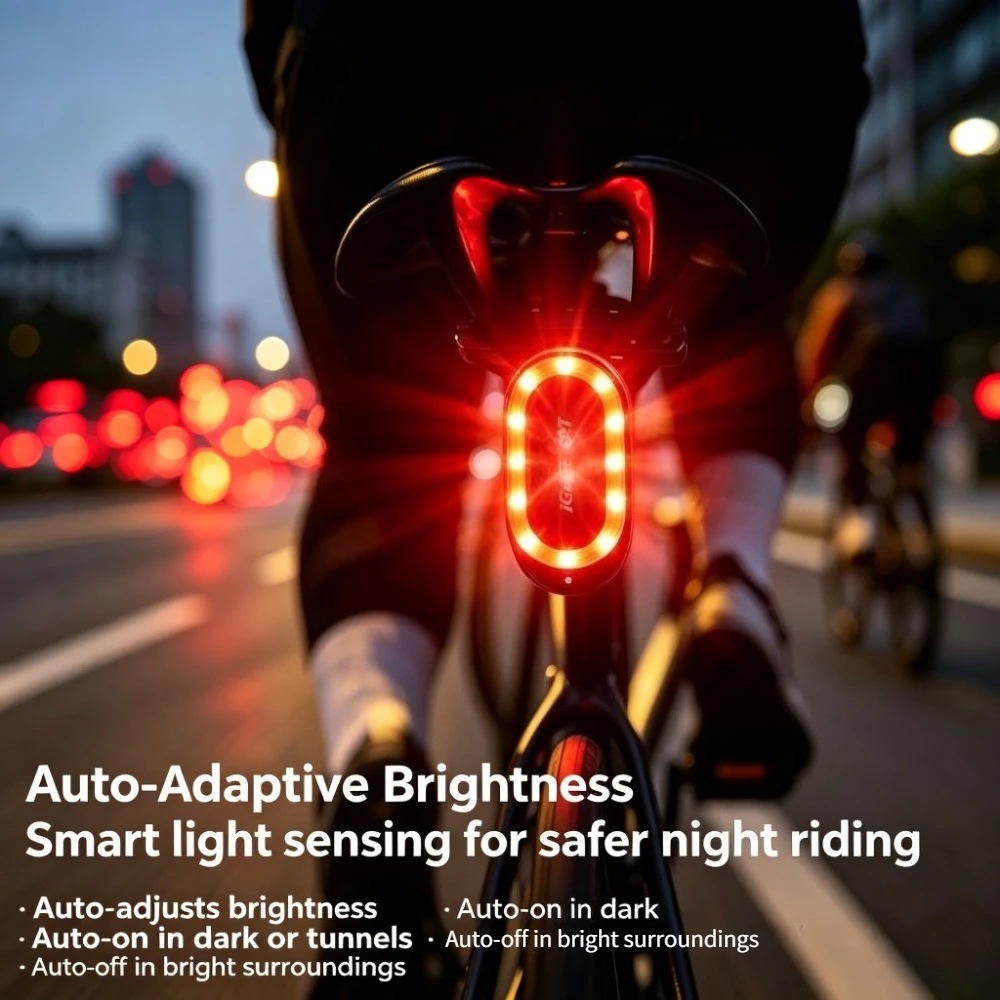مصباح خلفي ذكي للدراجات iGPSPO - مراجعة Cycling Radar Tail Light Rear Warning وسعره