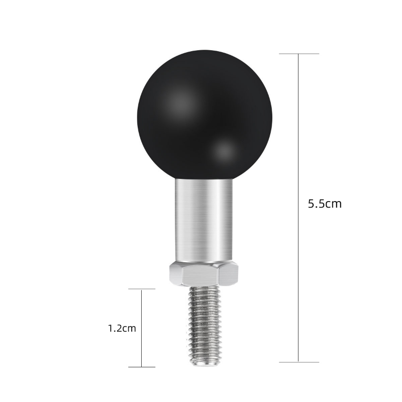 محول كروي 1 بوصة مع برغي M6 وق - مراجعة Action Camera Bike Mount Aluminum وسعره